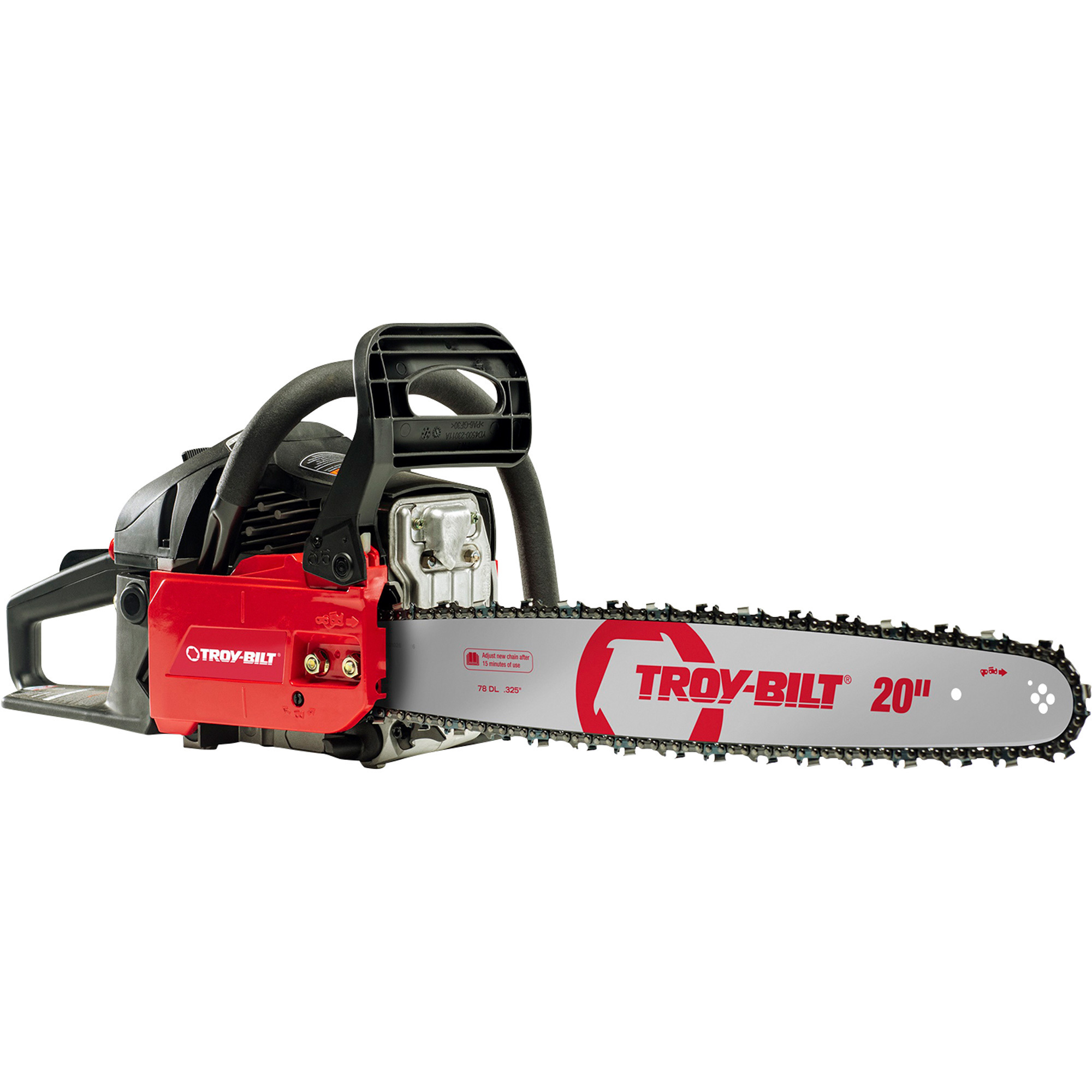 Troy-Bilt Gas-Powered Chainsaw, 20in. Bar, 46cc, Model# TB4620